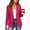 Hot Pink, variant on longantii Blazers for Women Casual Oversized Open Front Long Sleeve Jackets Work Office Business Suit Blazer 2026