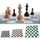 thumbnail image 3 of Classic Folding Chess Board Roll Up Chess Board Flat International Chess Board, 3 of 5