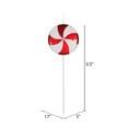 thumbnail image 2 of Vickerman 17" Red-White Candy Lollipop Christmas Ornament, 2 of 2