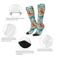 thumbnail image 3 of Susaid Retro Seamless Flying Butterflies Print Thermal Winter Socks for Men and Women, Warm Crew Hiking Socks, for Boots and Outdoor Activities, 3 of 6