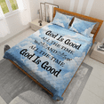 thumbnail image 3 of Lotusprinthandmade Inspirational Christian God Is Good Quilt Bedding Set (White Binding) 5 Sizes (Made in Vietnam) (60x70), Christian-Themed Quilt Bedding, Faith-Based Quilt Bedding Set, 3 of 5