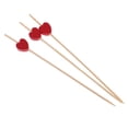 thumbnail image 3 of 100 Uds. De de cóctel con de corazón, palillos de frutas para sándwich, suministros para fiestas rojo Colcomx Palitos de frutas, 3 of 8
