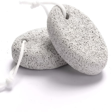RAGUPEL 2-Pack Natural Pumice Stone for Feet,Lava Pedicure Tools Hard Skin Callus Remover for Feet and Hands-Natural Foot File Exfoliation to Remove Dead Skin