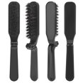 thumbnail image 4 of Mans Beard Brush Hair Styling Comb Foldable Pocket Hair Brush Shaving Brush Hairdressing Brush Shaving Tool for Salons Gold, 4 of 4