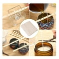 thumbnail image 3 of 50pcs Wooden Candle Wick Holders, Single Hole Candle Wick Stickers Wick Setter Centering Tool for Candle Making, 3 of 4
