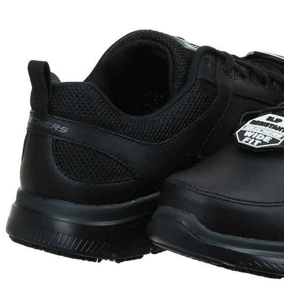 Skechers Mens bendon Fabric Soft toe Slip On Safety Shoes