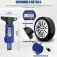 thumbnail image 5 of YuPan 3 Pieces Tire Tread Depth Gauge Tool Digital Tread Depth Gauge Brake Lining Thickness Ruler Coded Tire Automotive Brake Pad Measure Ruler, 5 of 6