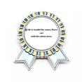 thumbnail image 1 of La poesía citar la vida como flor de verano Insignia broche Medalla ganadora, 1 of 3