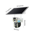 WIFI Solar 360 Degree Panoramic Rotation Intelligent Tracking Voice