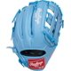 thumbnail image 4 of Rawlings | Guante de béisbol serie R9 | 11,75"" | Lanzamiento con la mano derecha | Azul Colombia, 4 of 5