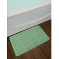 thumbnail image 2 of Abstract Bath Mat, Continuous Dots Funky Arrangement Surreal Repeating Pattern Green Tone Monochrome, Plush Bathroom Decor Mat with Non Slip Backing, 29.5" X 17.5", Multicolor, by Ambesonne, 2 of 2