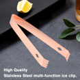 thumbnail image 5 of Food Grade Premium Stainless Steel Ice Tongs for Coffee, Tea, Sugar, Ice Cube, Appetizer, Kitchen Serving, 5 of 5
