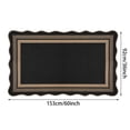 thumbnail image 3 of SUYOLL 3x5 Outdoor Patio Rug Washable Black Modern Indoor Kitchen Rug Farmhouse Neutral Non- Scalloped Carpet For Living Room Backyard Entryway, 3 of 7
