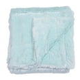 thumbnail image 6 of Home Soft Things Serengeti Double Sided Faux Fur Throw - Light Blue - 50" x 70", 6 of 8