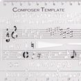 thumbnail image 2 of Plantilla Composición Compositor Número Símbolos Notación Manuscrito Herramienta (A), 2 of 4