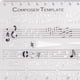 thumbnail image 2 of Plantilla Composición Compositor Número Símbolos Notación Manuscrito Herramienta (A), 2 of 4