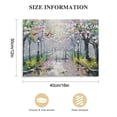 thumbnail image 3 of Nawypu  Framed Pink Wall Art, Sakura street wall art Canvas poster,Flowers Sakura Blossoming abstract poster wall art painting for Living Room Decor, 3 of 6