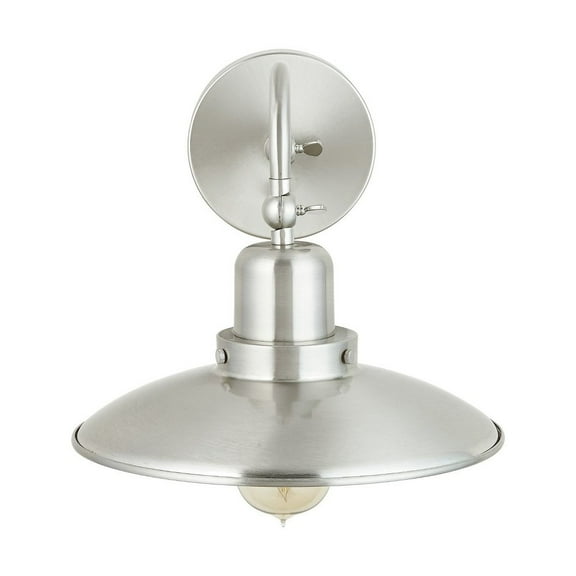 17.75 Inch 1 Light Wall Sconce In Urban/Industrial Style 10.25 High By 17.75 Wide-Brushed Nickel Finish Capital Lighting 634811Bn