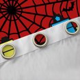 thumbnail image 4 of Homewish Hallowen Spider Webs Curtains Pack of 2 (42x84 Each),Modern City Curtains Blackout,Red Black Yellow Bedroom Curtains For Kids,Breathable Home Decor, 4 of 6