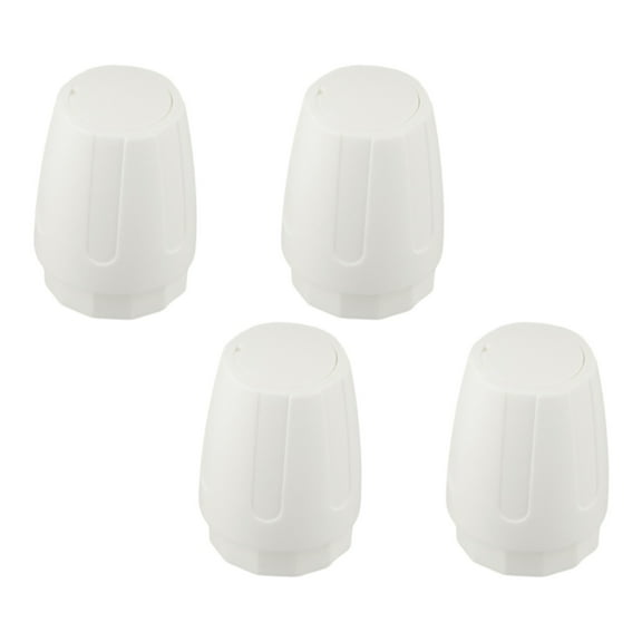 4pcs White Plastic Radiator Valve Cap M30*1.5 Floor Heating Manifold Hand Wheel Switch Accessories Radiator Cap