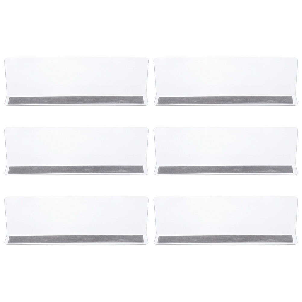 shelf dividers 6pcs Transparent Shelf Separators