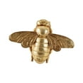 thumbnail image 4 of Adorno de pared de abeja, arte de pared animal para decoración del hogar, estatua dorada para sala de estar S, 4 of 9