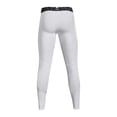 thumbnail image 3 of Leggins Under Armour HeatGear para hombre, color blanco/negro, talla M, 3 of 3