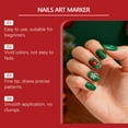 thumbnail image 4 of SDOHIG 12 Colors Nail Art Pens Set, Christmas Nail Art Markers for Gel Nails, Nail Art Pens for Painting Nails, Diy Manicure Tools,Birthday Holiday Gifts for Women, 4 of 10