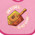 thumbnail image 4 of Inktastic Hanukkah Dreidel Game Boys or Girls Baby Bib, 4 of 4