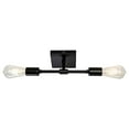 thumbnail image 1 of FSLiving Ceiling Mount RV Farmhouse Light Black Wall Light with ON/OFF Switch 12V RV Decorative Light RV Ceiling Light Farmhouse Light, 2700K Bulb Included 12 Volts Semi Flush Mount for RV Camper, 1 of 6
