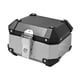 thumbnail image 2 of Maleta genérica para motocicleta, 10 L, resistente, con cerradura de seguridad, para el maletero de la motocicleta, para scooter. Plata, 2 of 8