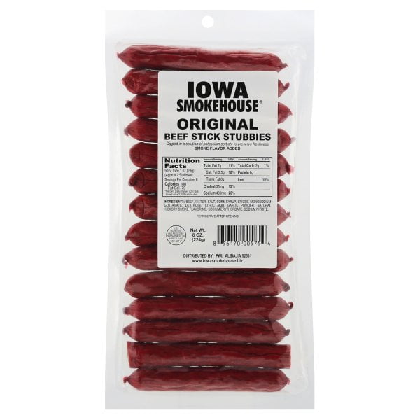 Iowa Smokehouse & Preferred Wholesale 253854 8 oz Original Flavor Beef