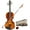 Natural color, variant on 1/8 Kids Violin for Kids Ages 4-5, Kids Violin Beginners with Case, Bow and Rosin, Violin Set for Beginners, Holiday Gift, Nature Color