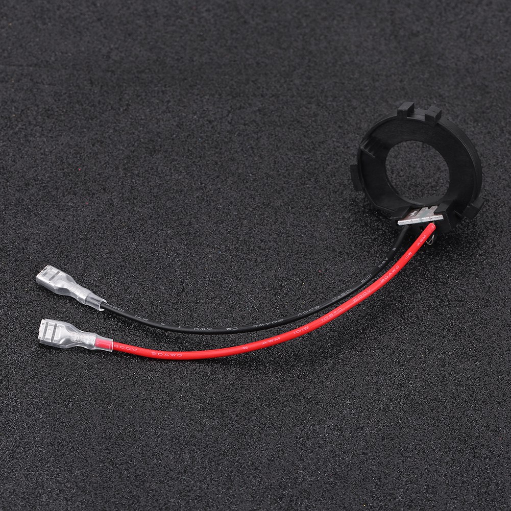 Tebru 1 Pair H7 LED Headlight Bulbs Adapter Retainer Holder for VW Golf MK7 Jetta, LED Holder