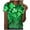 A01-Green, variant on Blouses for Women Feshion Casual Crewneck Short Sleeve Loose Fit Tops Fashion Summer Shirts