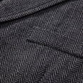 thumbnail image 7 of Waistcoat for Men Sleeveless Slim Fit Lapel Collar Tweed Vest Single Breasted Herringbone Vintage Suit Vests With Chain, 7 of 7