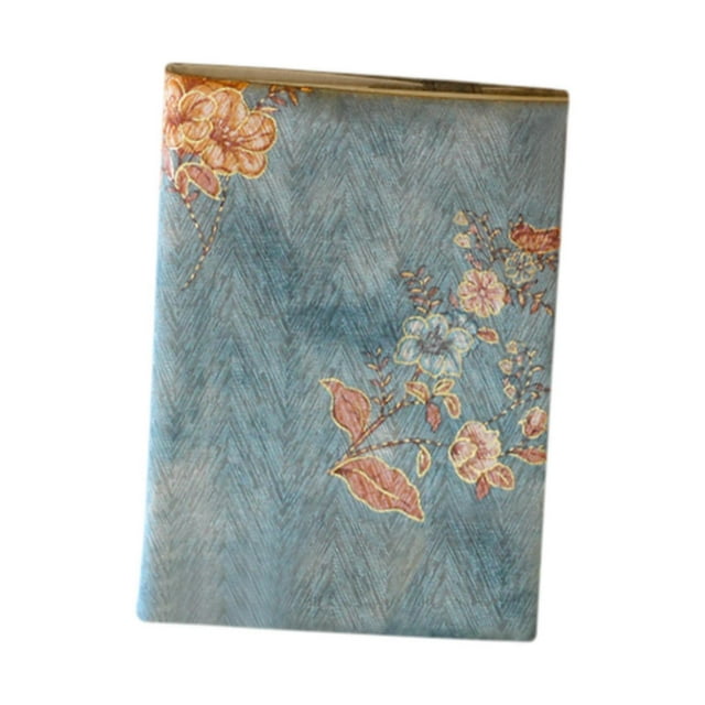 Funda de libro, decoración de diario, ajuste o A6, patrón Floral, diseño elegante, funda protectora para diario, cubierta de libro para novelas de A6 14.8x10.5cm