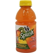 a2zchef V8 - Splash - Vegetable Juice - Tropical Blend - Bottles Each [12x 16 oz]