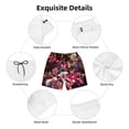 thumbnail image 2 of Comedy Hazbin Hotel Dance Men's Beach Shorts Swim Trunks Casual Quick Dry Board Shorts Swimwear Pants with Mesh Lined and Pockets, 2 of 8