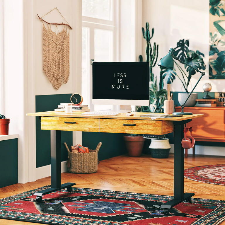 FEZIBO Standing Desk Anti Fatigue Mat with Ergonomic Design Comfort Floor  Mat