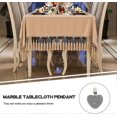 thumbnail image 3 of Tablecloth Weights Clothes Hangers, Heart Shaped Stone Tablecloth Weights Marble Table Cloth Clips For Outdoor Picnic Table Decoration, 3 of 5
