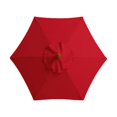 thumbnail image 1 of Auvent de Parasol de Patio Toile en Polyester Remplacement d'Auvent de Parasol Housse d'Auvent de Parasol Résistante aux UV Parasol Imperméable Toile de Remplacement pour Parasol Extérieur pour Jardin Cour, 1 of 5