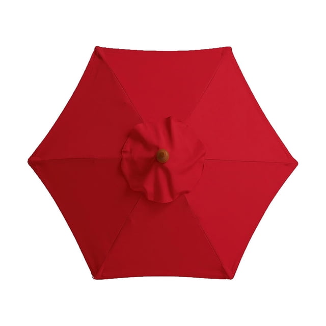 Auvent de Parasol de Patio Toile en Polyester Remplacement d'Auvent de Parasol Housse d'Auvent de Parasol Résistante aux UV Parasol Imperméable Toile de Remplacement pour Parasol Extérieur pour Jardin Cour