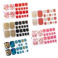 thumbnail image 1 of EeaseCA 5 Sheets Toe Nail Art Stickers Beautiful Toenail Sticker Exquisite Toenail Decals for Women Female Girls (Random Pattern), 1 of 7