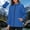 Blue, variant on Army Green Women's Softshell Jacket Womens Rain Jacket Crew Neck Long Sleeve Sherpa Fleece Retro Ethnic Print Fashion Casual Warm Coats 2XL