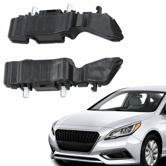 PIT66 Front Bumper Brackets Set of 2 Front Left & Right Side Fit for Hyundai Accent 2012-2017  865131R000, 865141R000