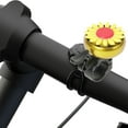 thumbnail image 2 of Kids Funny Flower Bell Children Girls Cycling Handlebar Iron Horns Mountain Road Bike Cycling Safety Warning Alarms Yellow, 2 of 9