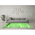 thumbnail image 3 of Ahgly Company Indoor Square Solid Green Modern Area Rugs, 4' Square, 3 of 4