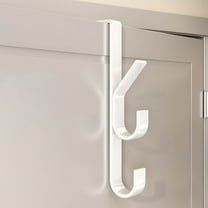 3 Layers Over The Door Hook Organizer Rack Hanger Backpack Handbag Door Hook （White）