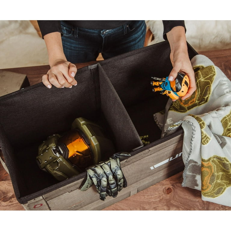 HALO Ammo Crate Collapsible Storage Bin Chest Organizer w/ Lid